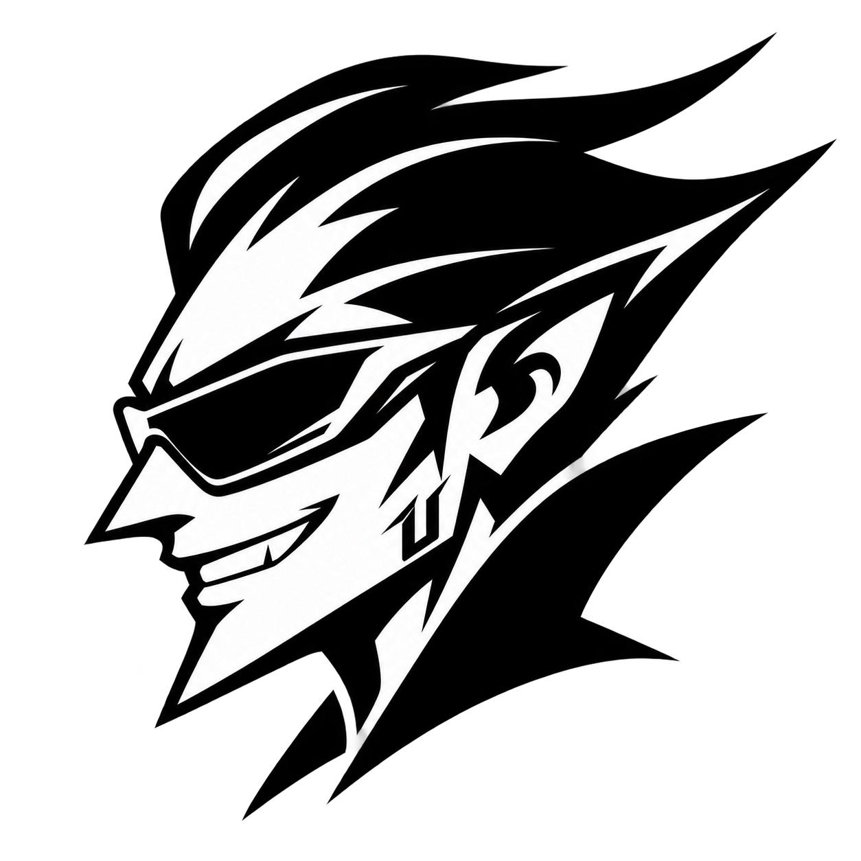 UNGIVEN Labs speedster with a wide visor and angular U tattoo